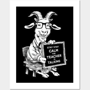 Goat Teacher Posters and Art